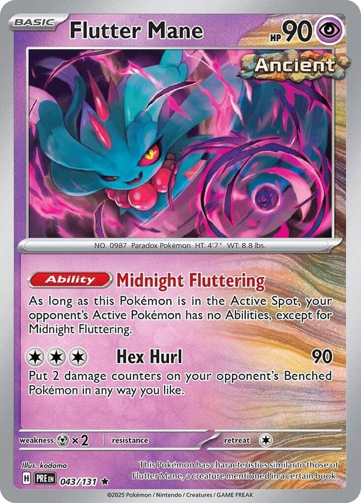 Flutter Mane (043/131) [Scarlet & Violet: Prismatic Evolutions] | Rock City Comics