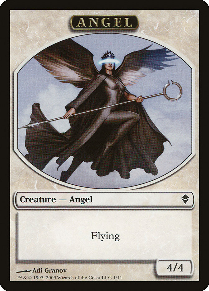 Angel Token [Zendikar Tokens] | Rock City Comics