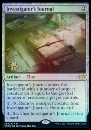 Investigator's Journal [Innistrad: Crimson Vow Prerelease Promos] | Rock City Comics