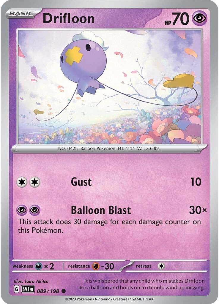 Drifloon (089/198) [Scarlet & Violet: Base Set] | Rock City Comics