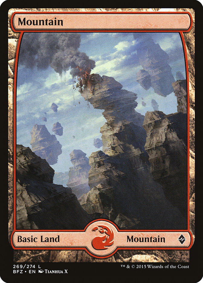 Mountain (269) (Full Art) [Battle for Zendikar] | Rock City Comics