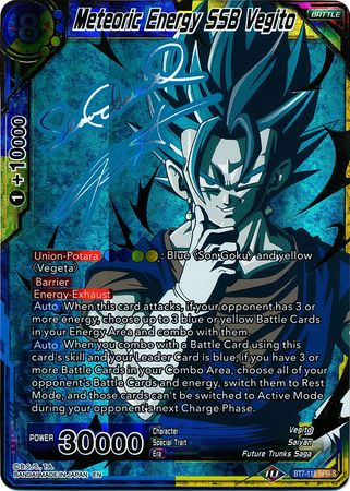 Meteoric Energy SSB Vegito (SPR Signature) (BT7-118) [Assault of the Saiyans] | Rock City Comics