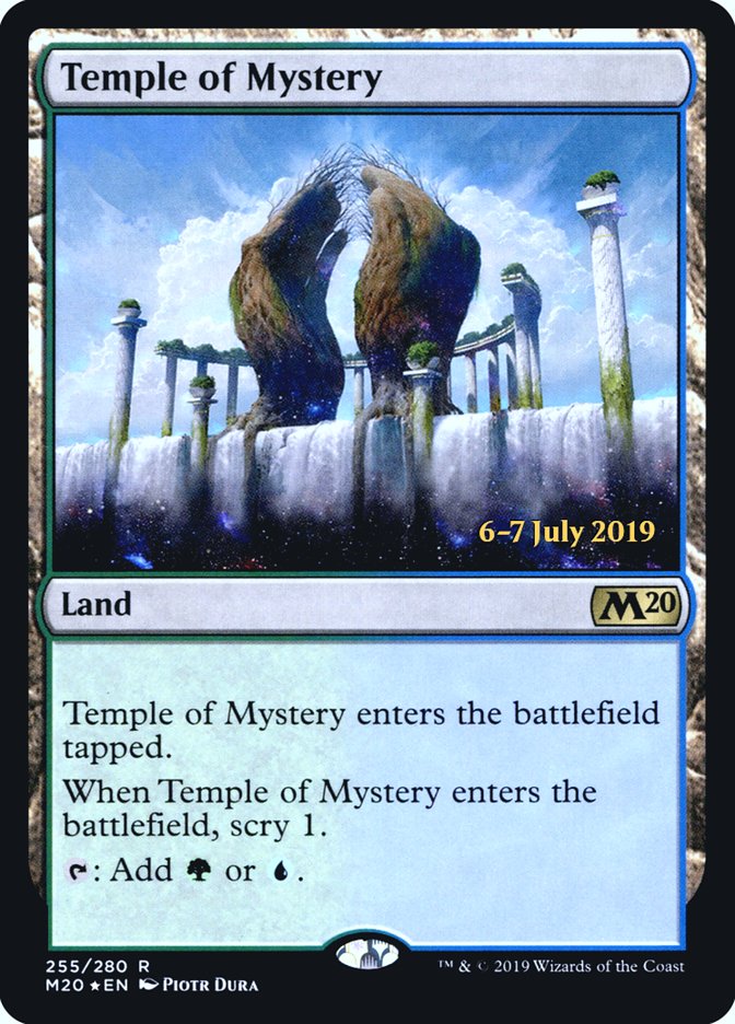 Temple of Mystery [Core Set 2020 Prerelease Promos] | Rock City Comics