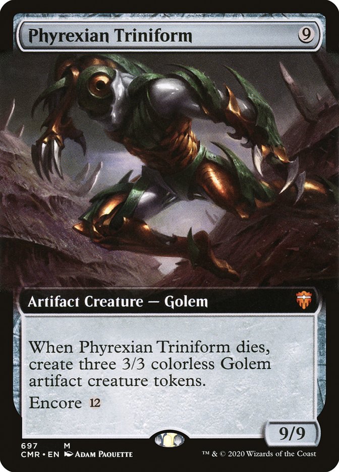 Phyrexian Triniform (Extended Art) [Commander Legends] | Rock City Comics