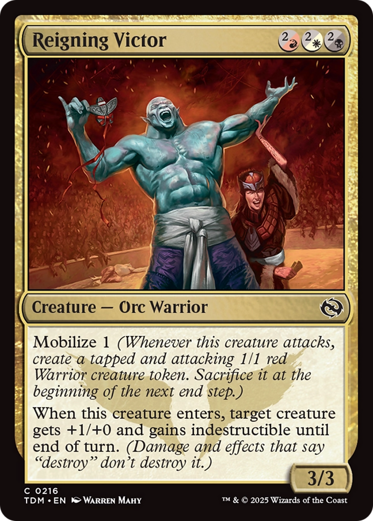 Reigning Victor [Tarkir: Dragonstorm] | Rock City Comics