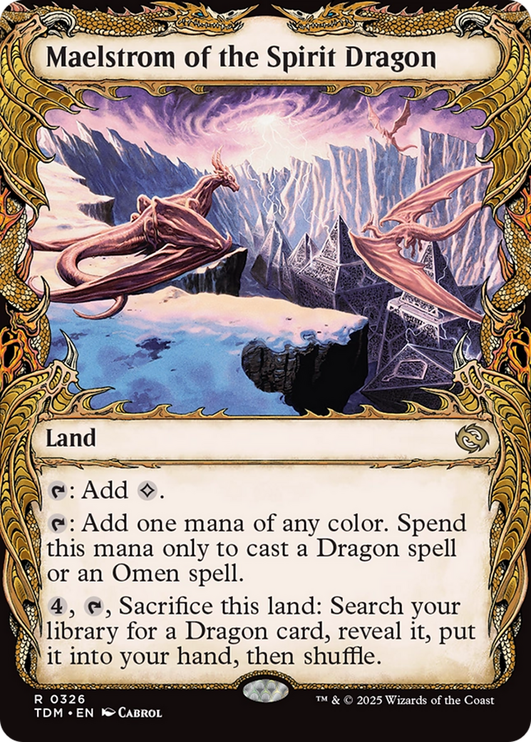 Maelstrom of the Spirit Dragon (Showcase) [Tarkir: Dragonstorm] | Rock City Comics