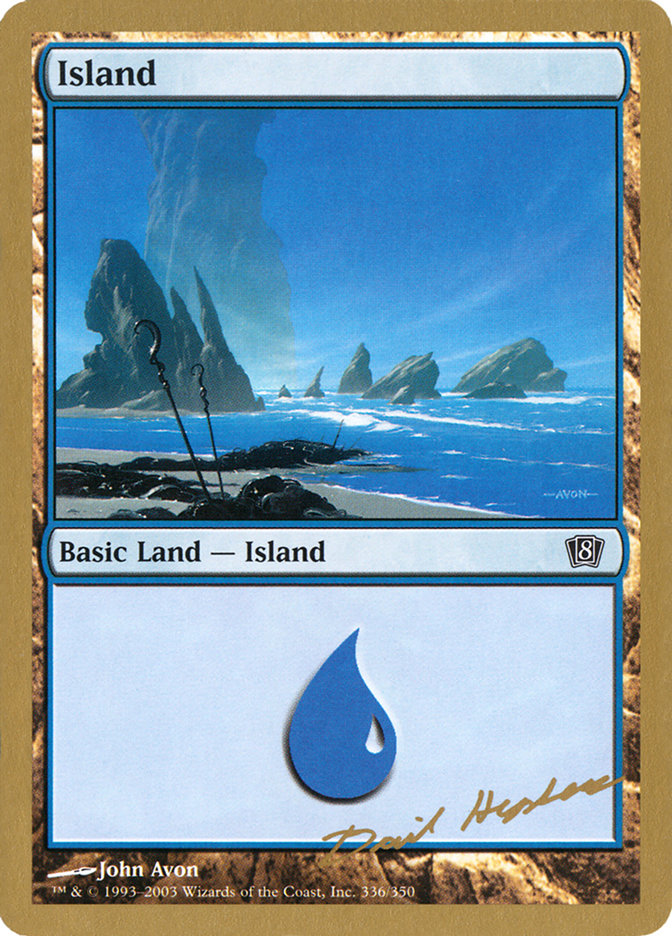 Island (dh336) (Dave Humpherys) [World Championship Decks 2003] | Rock City Comics