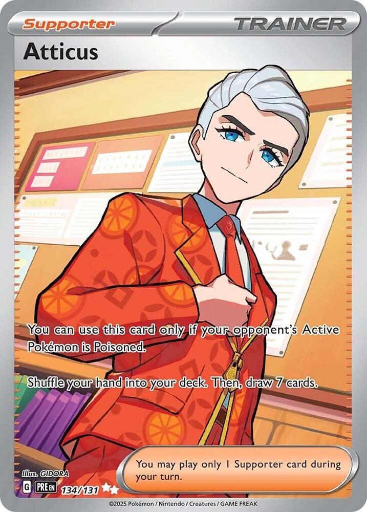 Atticus (134/131) [Scarlet & Violet: Prismatic Evolutions] | Rock City Comics