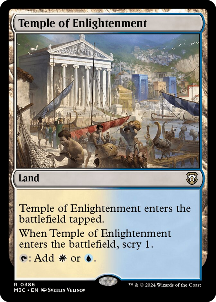 Temple of Enlightenment (Ripple Foil) [Modern Horizons 3 Commander] | Rock City Comics