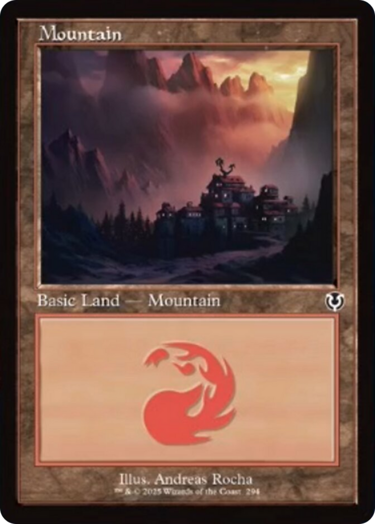 Mountain (294) (Retro Frame) [Innistrad Remastered] | Rock City Comics