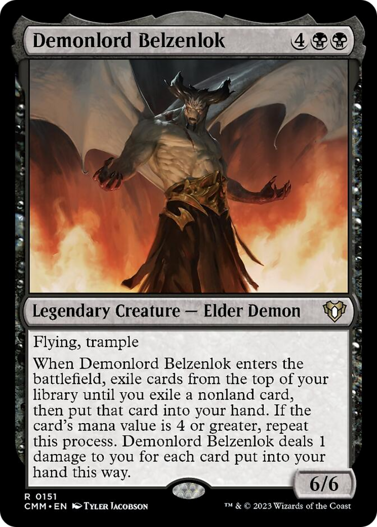 Demonlord Belzenlok [Commander Masters] | Rock City Comics