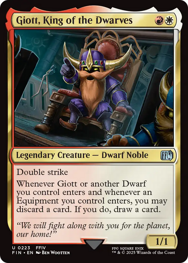 Giott, King of the Dwarves [FINAL FANTASY] | Rock City Comics