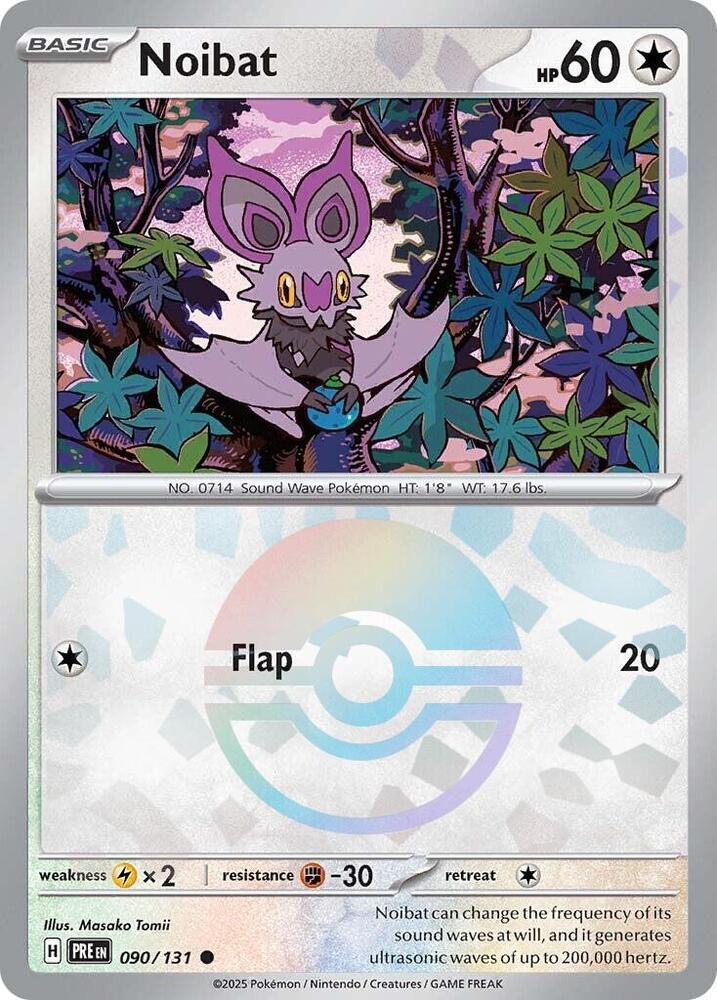 Noibat (090/131) (Poke Ball Pattern) [Scarlet & Violet: Prismatic Evolutions] | Rock City Comics