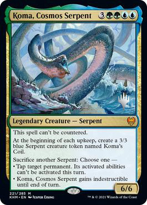 Koma, Cosmos Serpent (Promo Pack) [Kaldheim Promos] | Rock City Comics