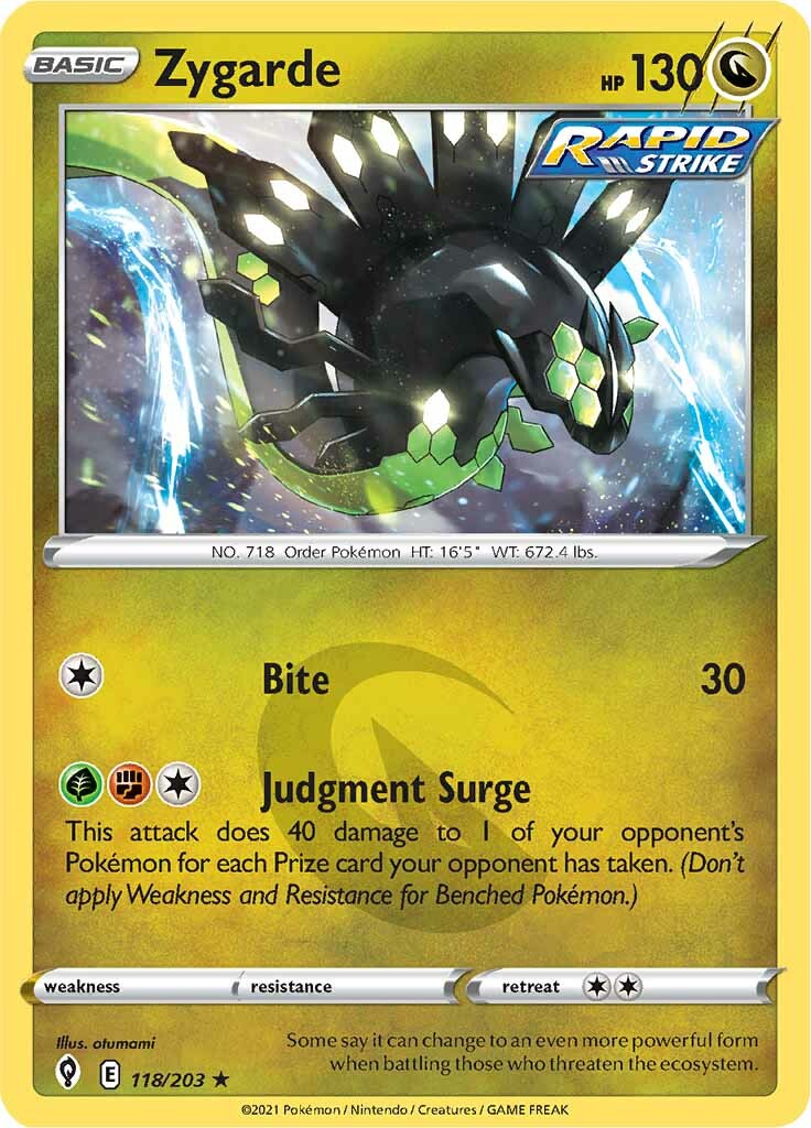 Zygarde (118/203) [Sword & Shield: Evolving Skies] | Rock City Comics