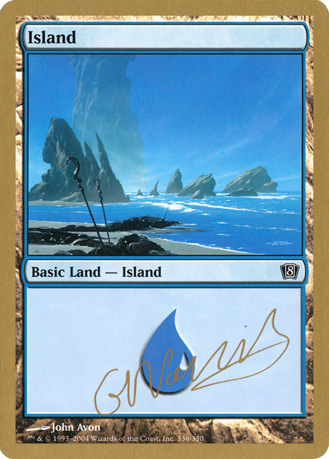 Island (gn336) (Gabriel Nassif) [World Championship Decks 2004] | Rock City Comics