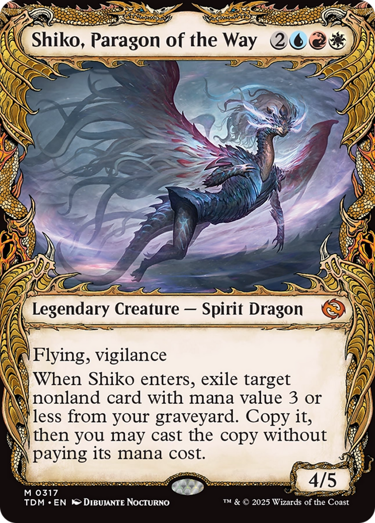 Shiko, Paragon of the Way (Showcase) [Tarkir: Dragonstorm] | Rock City Comics