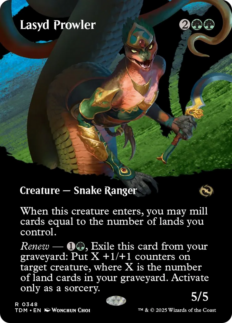 Lasyd Prowler (Borderless) [Tarkir: Dragonstorm] | Rock City Comics