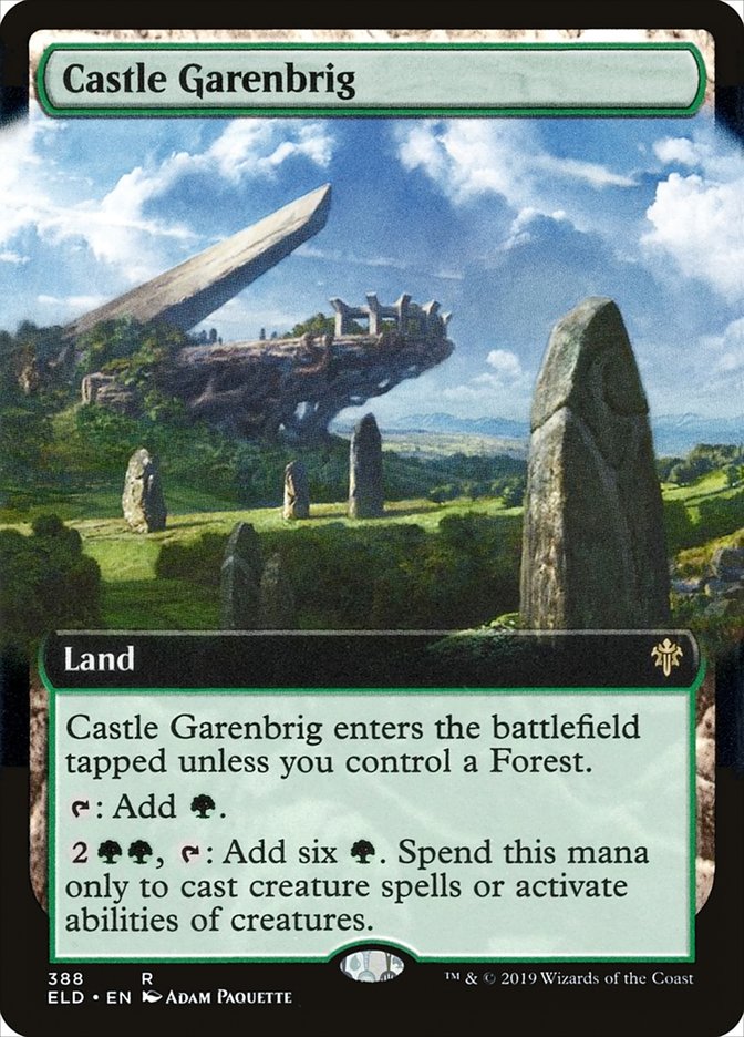 Castle Garenbrig (Extended Art) [Throne of Eldraine] | Rock City Comics