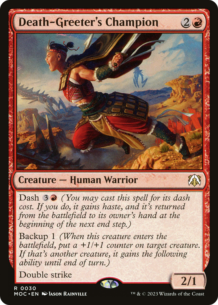 Death-Greeter's Champion [March of the Machine Commander] | Rock City Comics