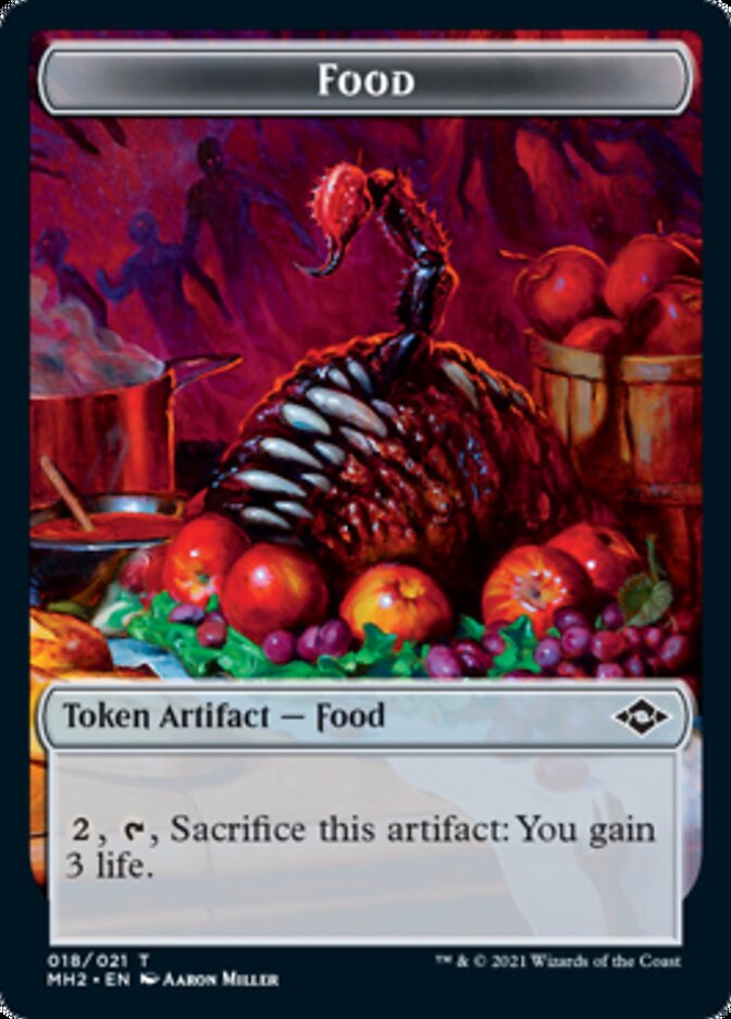 Construct // Food (18) Double-Sided Token [Modern Horizons 2 Tokens] | Rock City Comics