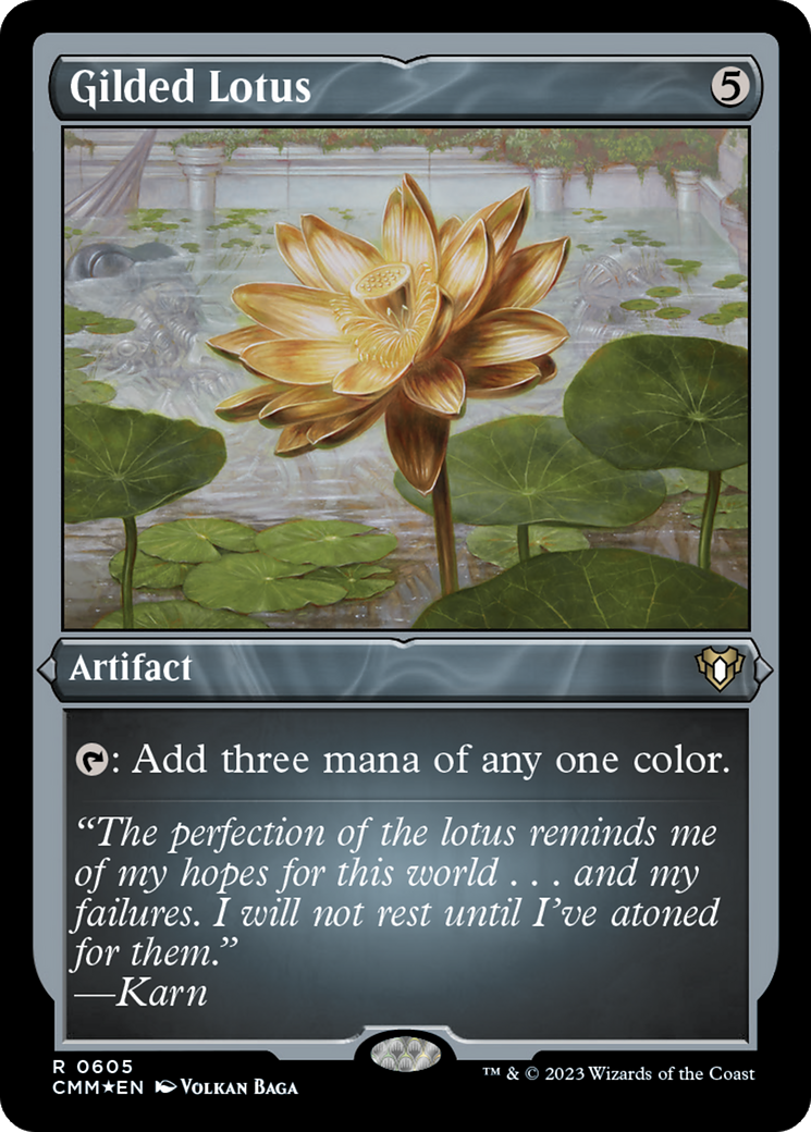 Gilded Lotus (Foil Etched) [Commander Masters] | Rock City Comics