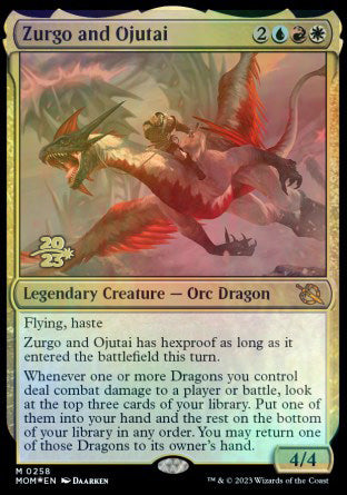 Zurgo and Ojutai [March of the Machine Prerelease Promos] | Rock City Comics