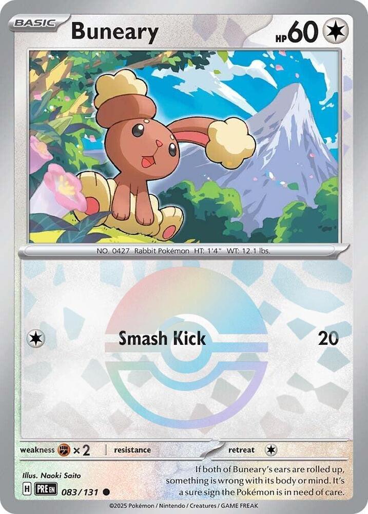 Buneary (083/131) (Poke Ball Pattern) [Scarlet & Violet: Prismatic Evolutions] | Rock City Comics