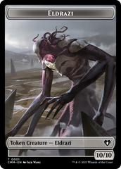 Eldrazi // Knight Double-Sided Token [Commander Masters Tokens] | Rock City Comics