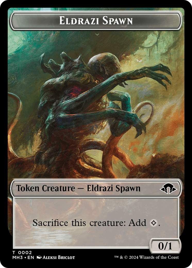 Eldrazi Spawn // Angel Double-Sided Token [Modern Horizons 3 Tokens] | Rock City Comics