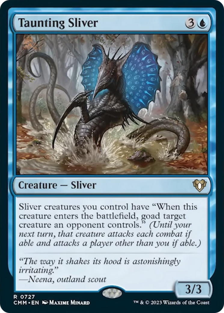 Taunting Sliver [Commander Masters] | Rock City Comics