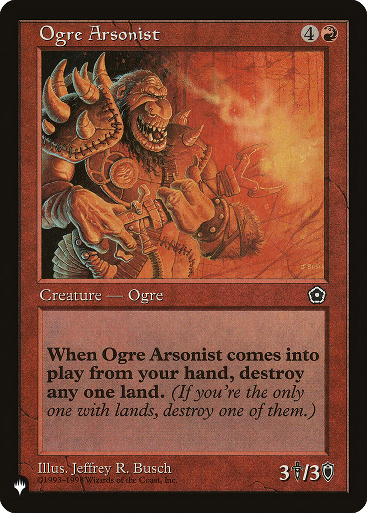 Ogre Arsonist [The List Reprints] | Rock City Comics