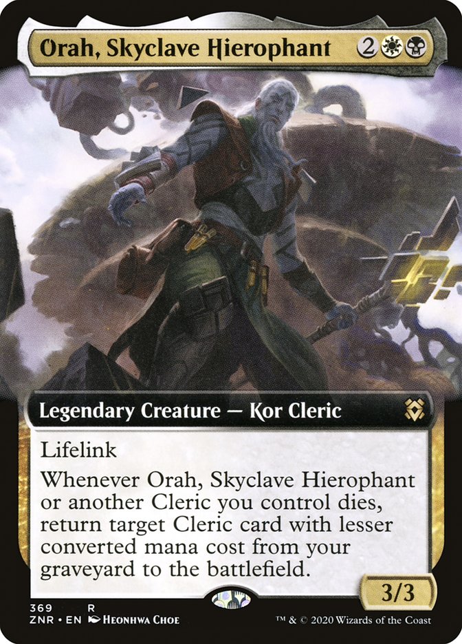 Orah, Skyclave Hierophant (Extended Art) [Zendikar Rising] | Rock City Comics