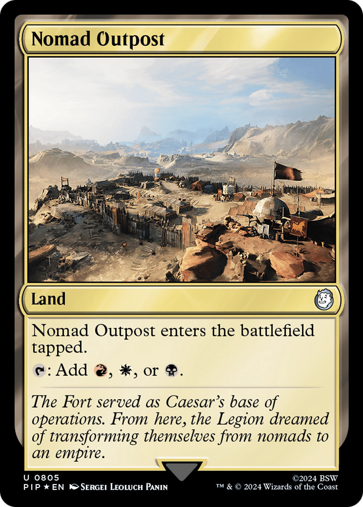 Nomad Outpost (Surge Foil) [Fallout] | Rock City Comics