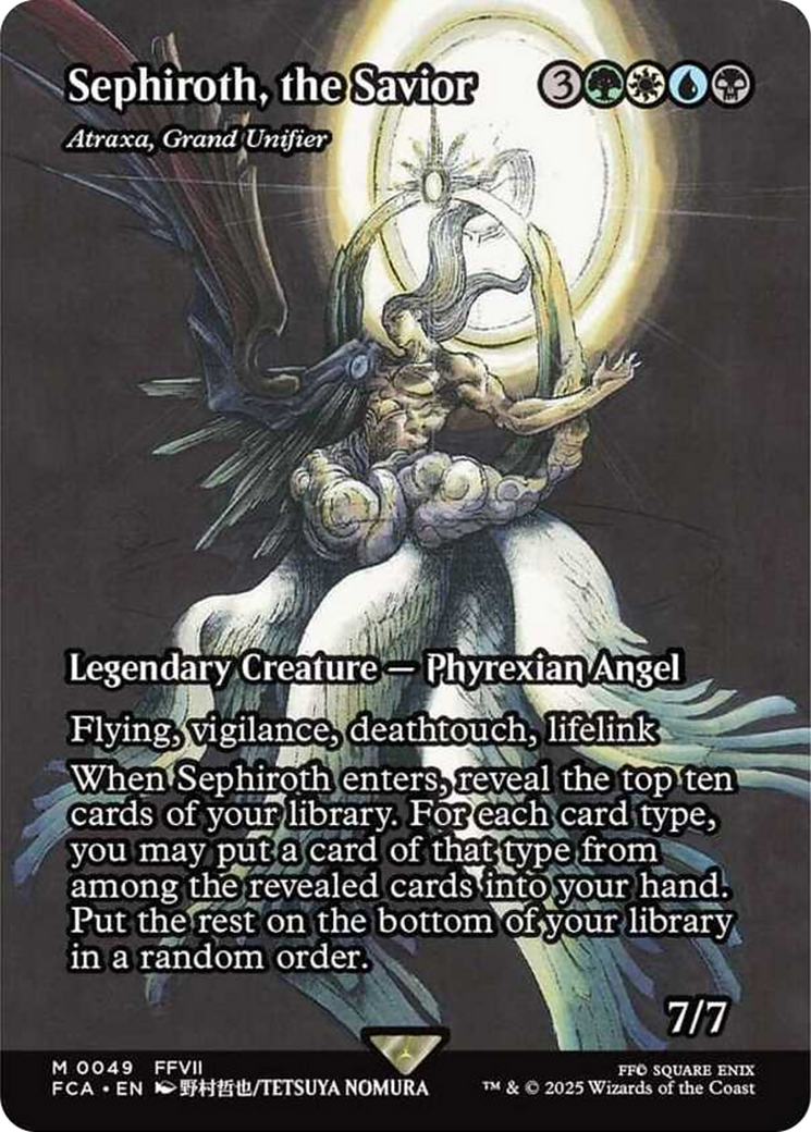 Sephiroth, the Savior - Atraxa, Grand Unifier (Showcase) [FINAL FANTASY : Through the Ages] | Rock City Comics