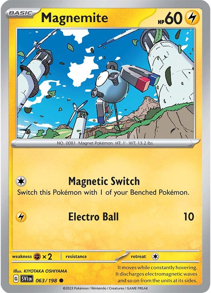 Magnemite (063/198) [Scarlet & Violet: Base Set] | Rock City Comics