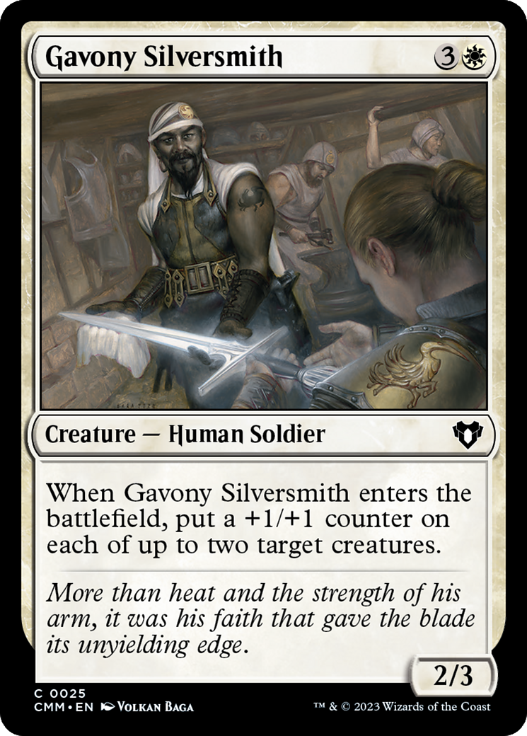 Gavony Silversmith [Commander Masters] | Rock City Comics