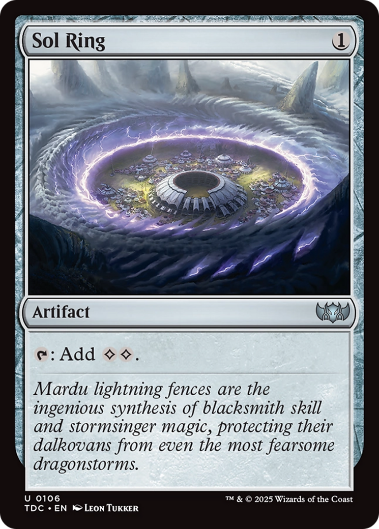 Sol Ring [Tarkir: Dragonstorm Commander] | Rock City Comics