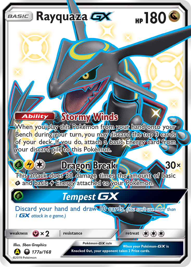 Rayquaza GX (177a/168) [Alternate Art Promos] | Rock City Comics