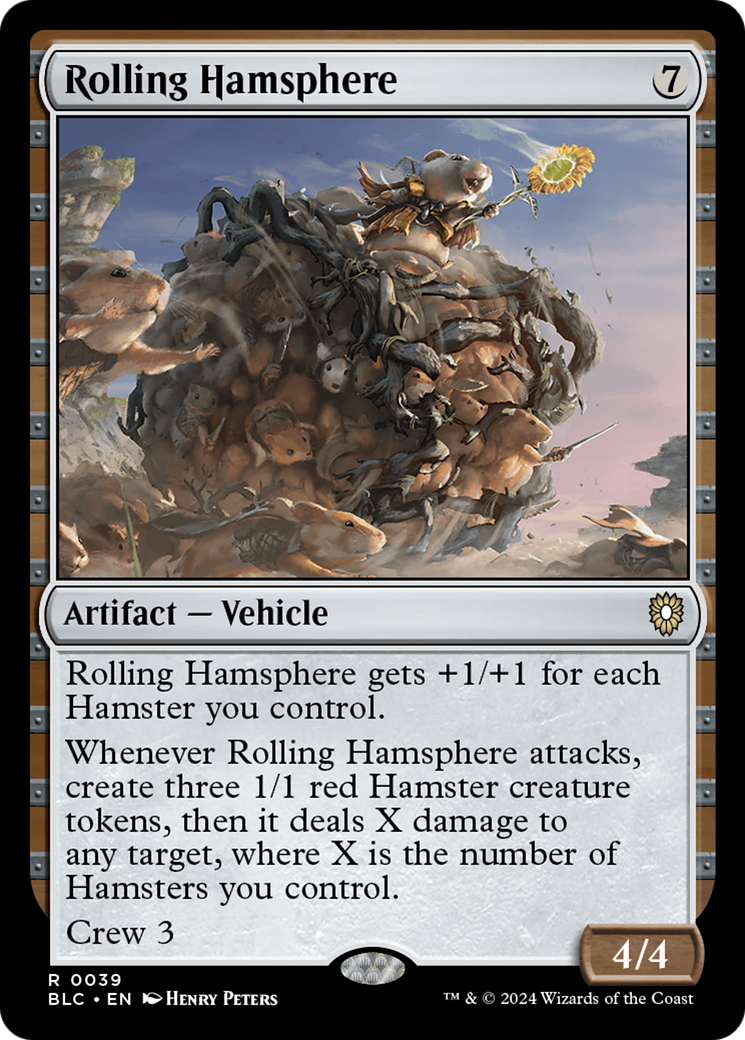 Rolling Hamsphere [Bloomburrow Commander] | Rock City Comics