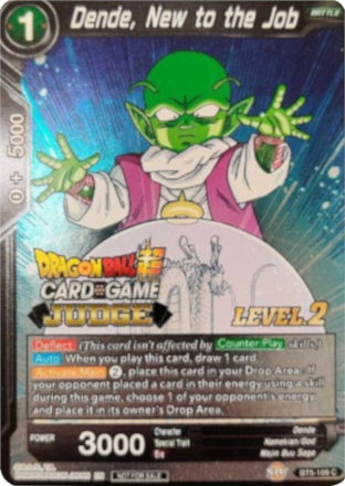 Dende, New to the Job (Level 2) (BT5-109) [Judge Promotion Cards] | Rock City Comics