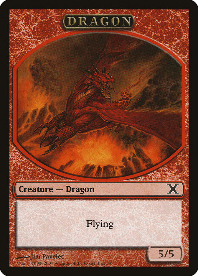 Dragon Token [Tenth Edition Tokens] | Rock City Comics
