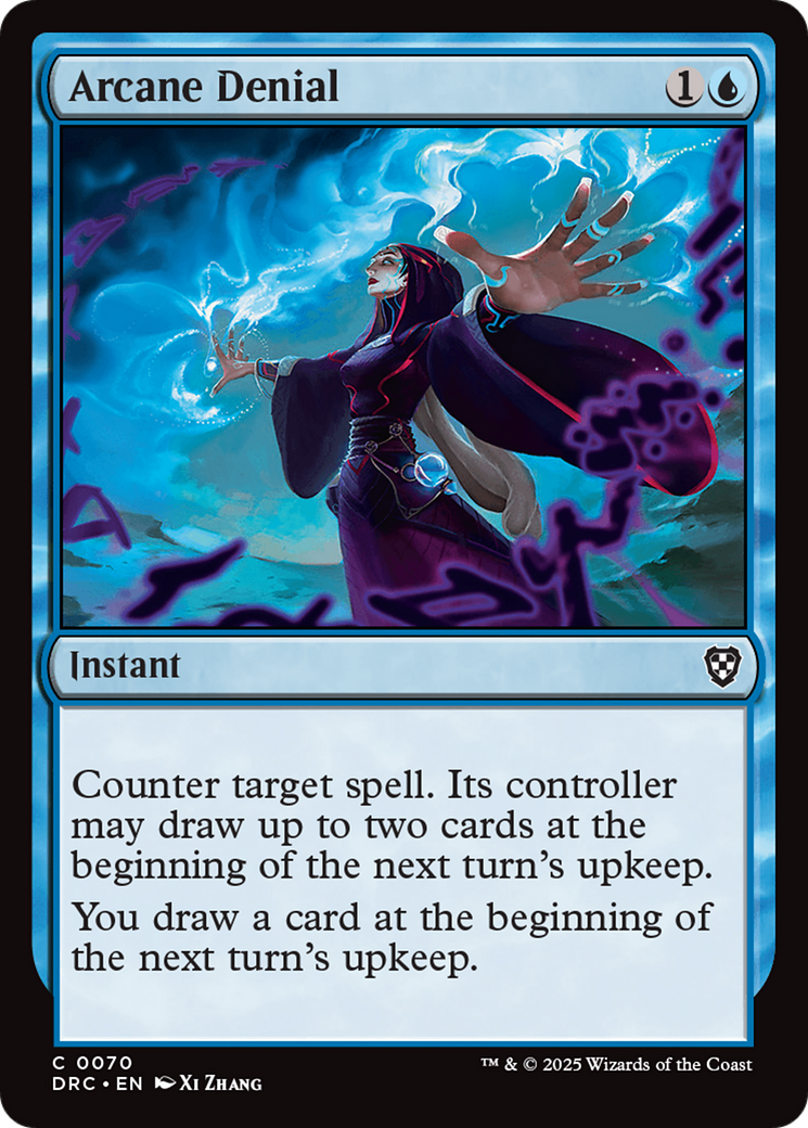 Arcane Denial [Aetherdrift Commander] | Rock City Comics