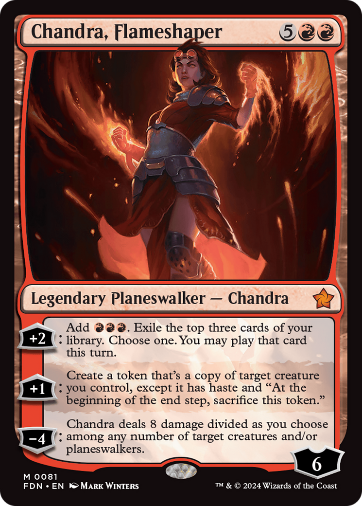 Chandra, Flameshaper [Foundations] | Rock City Comics