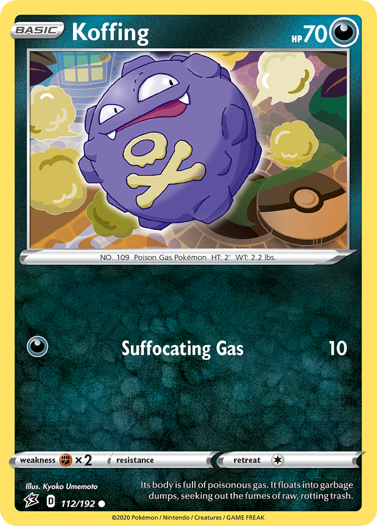 Koffing (112/192) [Sword & Shield: Rebel Clash] | Rock City Comics