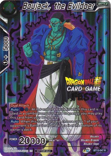 Boujack, the Evildoer (Card Game Fest 2022) (BT13-047) [Tournament Promotion Cards] | Rock City Comics