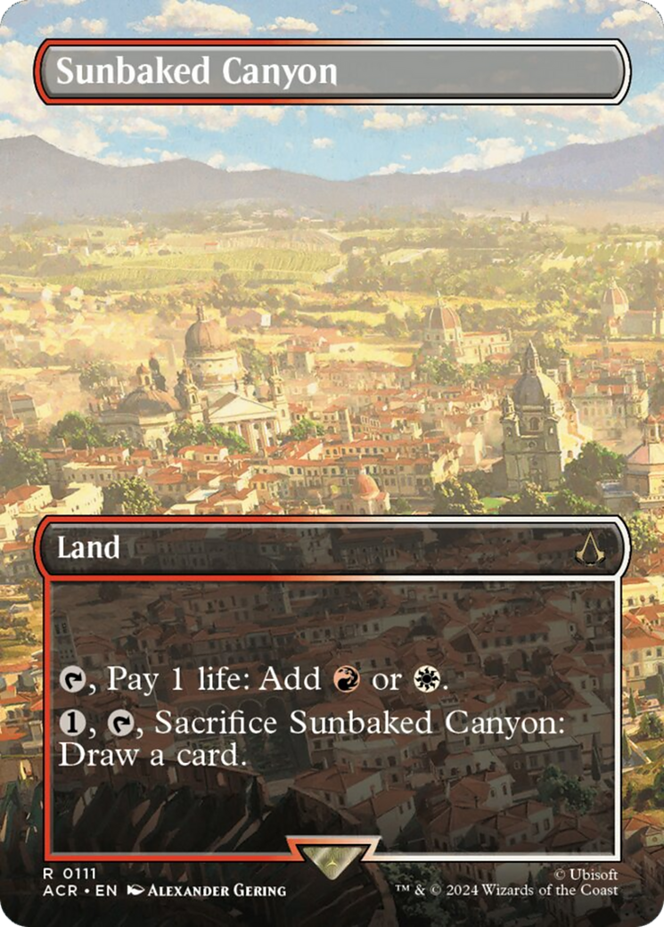 Sunbaked Canyon (Borderless) [Assassin's Creed] | Rock City Comics