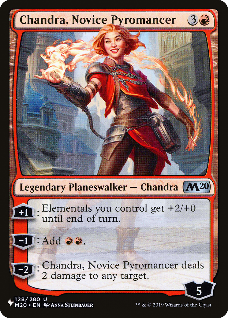 Chandra, Novice Pyromancer [The List Reprints] | Rock City Comics