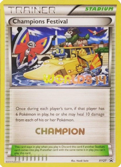 Champions Festival (XY27) (2014 Champion) [XY: Black Star Promos] | Rock City Comics