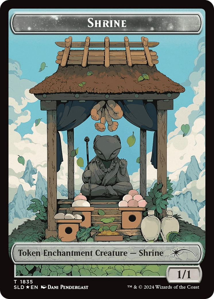 Shrine Token (Rainbow Foil) [Secret Lair: From Cute to Brute Tokens] | Rock City Comics